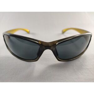 Suncloud Hook Polarized Sunglasses Brown Fade Yellow Rectangular Wrap